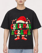 Mockup Boxy Heavyweight Tee Black male close-up 01