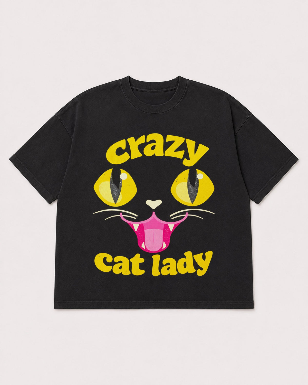 Mockup Boxy Heavyweight Tee Black product
