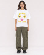 Mockup Boxy Heavyweight Tee White female full-body 02