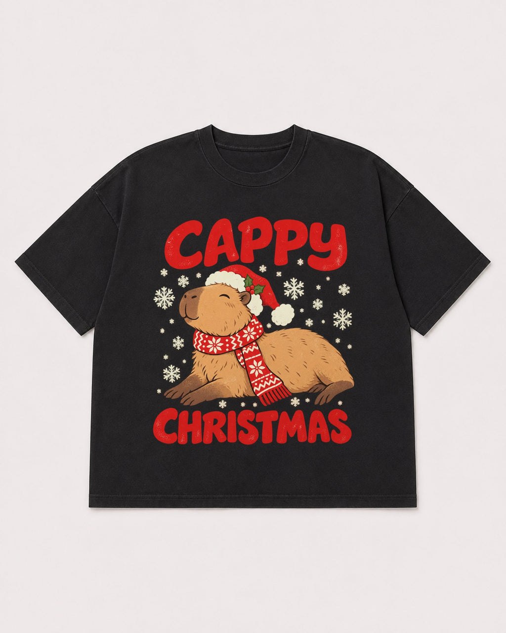 Mockup Boxy Heavyweight Tee Black product
