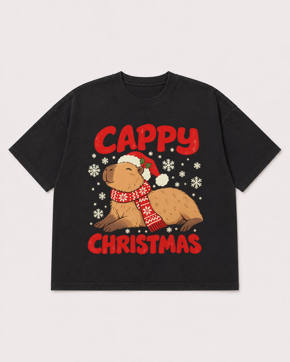 Mockup Boxy Heavyweight Tee Black product