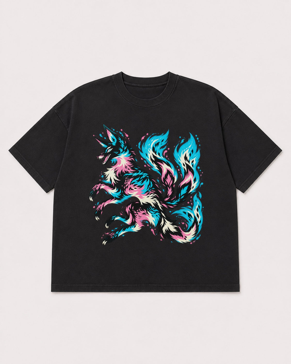 Mockup Boxy Heavyweight Tee Black product