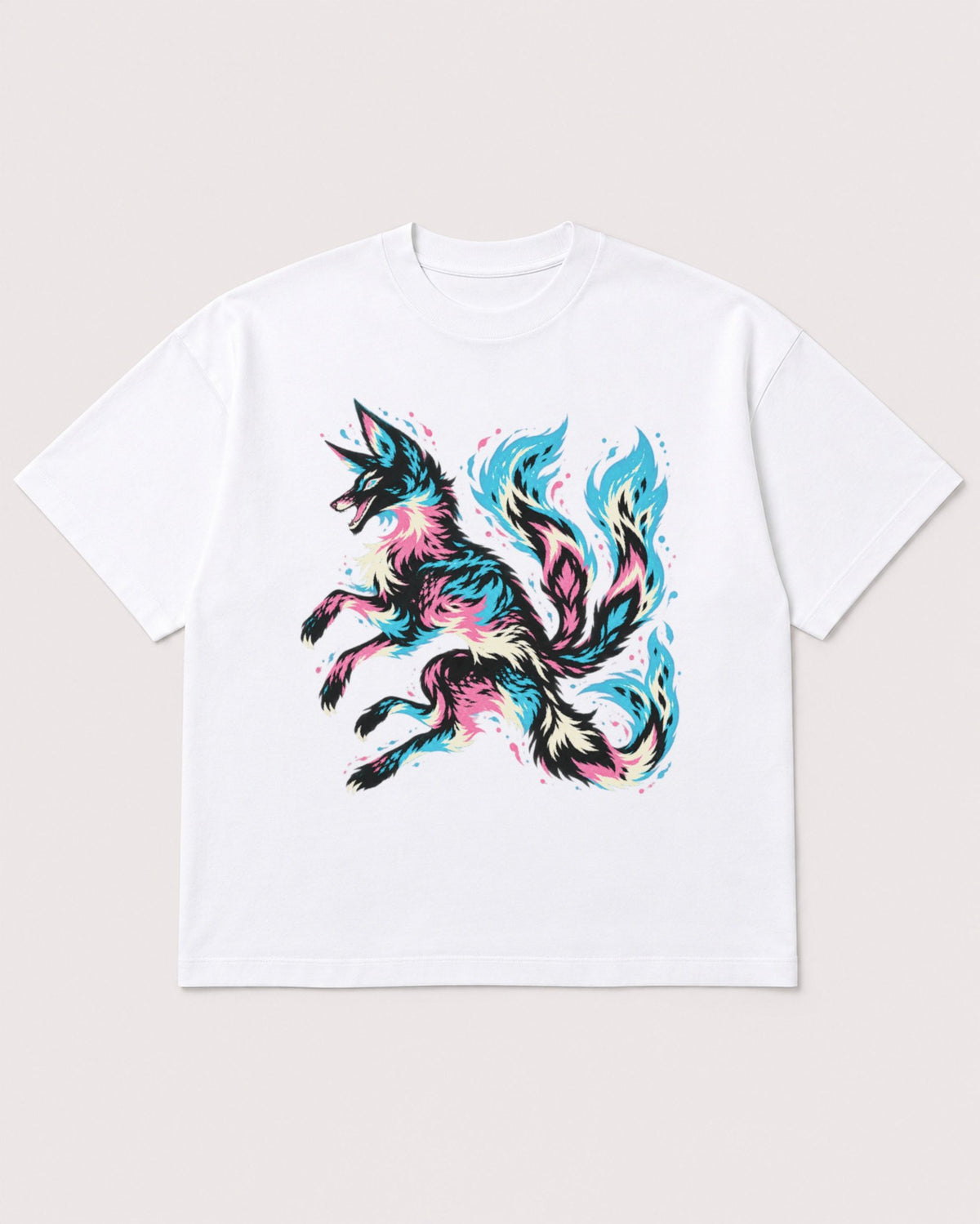 Mockup Boxy Heavyweight Tee White product