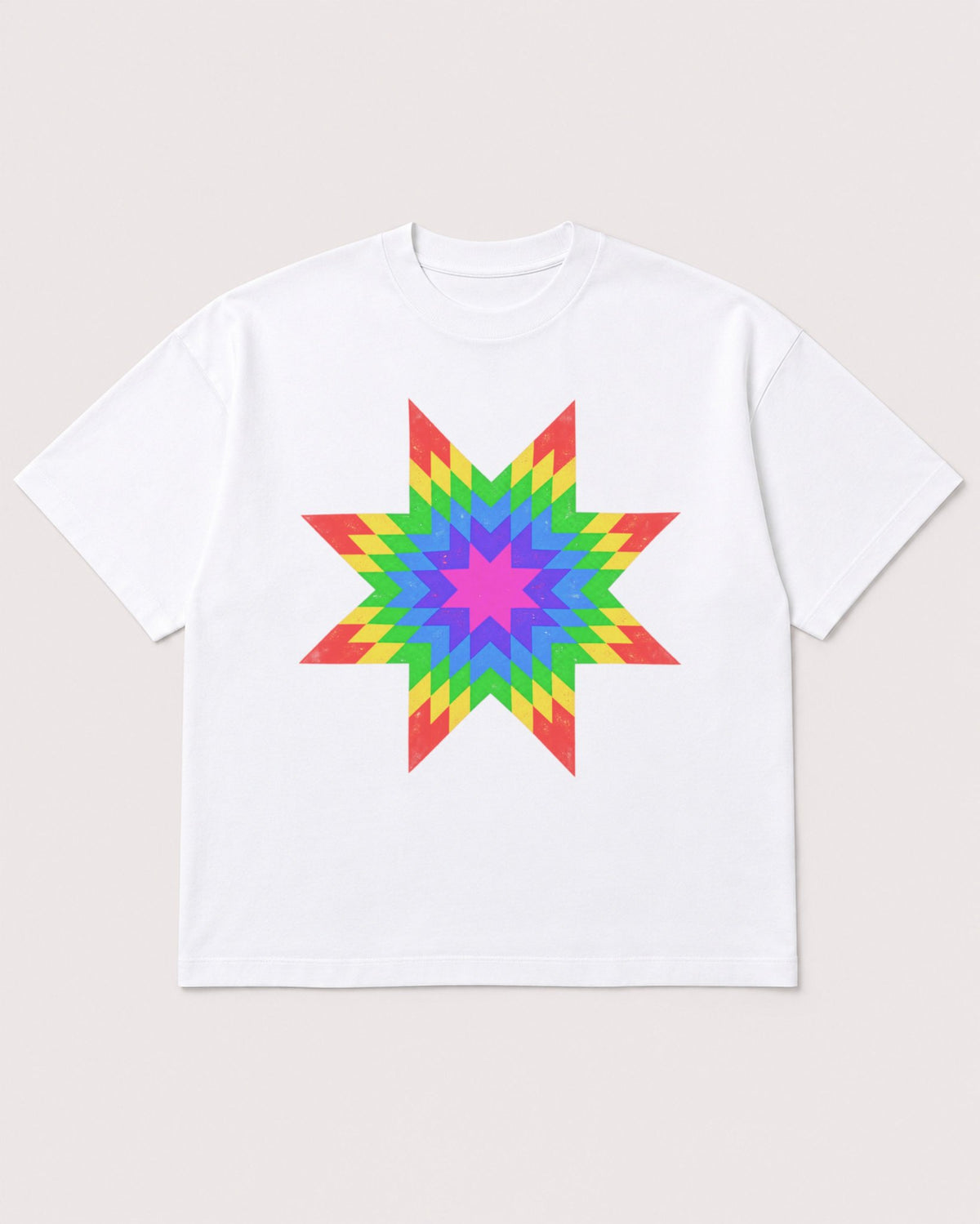 Mockup Boxy Heavyweight Tee White product