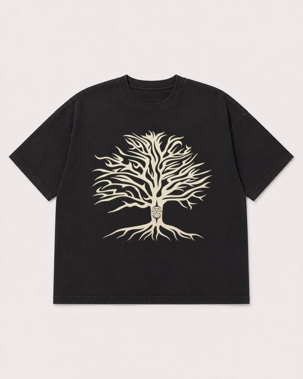 Mockup Boxy Heavyweight Tee Black product