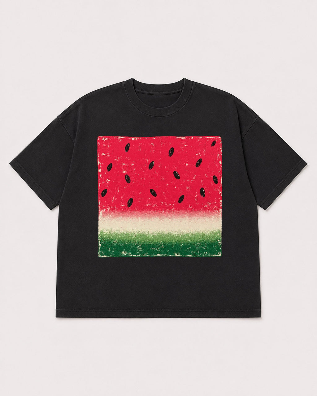 Mockup Boxy Heavyweight Tee Black product