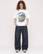 Mockup Boxy Heavyweight Tee White female full-body 09