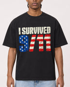 Mockup Boxy Heavyweight Tee Black male close-up 25