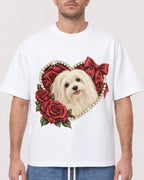Mockup Boxy Heavyweight Tee White male close-up 08