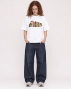 Mockup Boxy Heavyweight Tee White female full-body 09