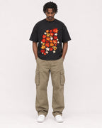 Mockup Boxy Heavyweight Tee Black male full-body 04