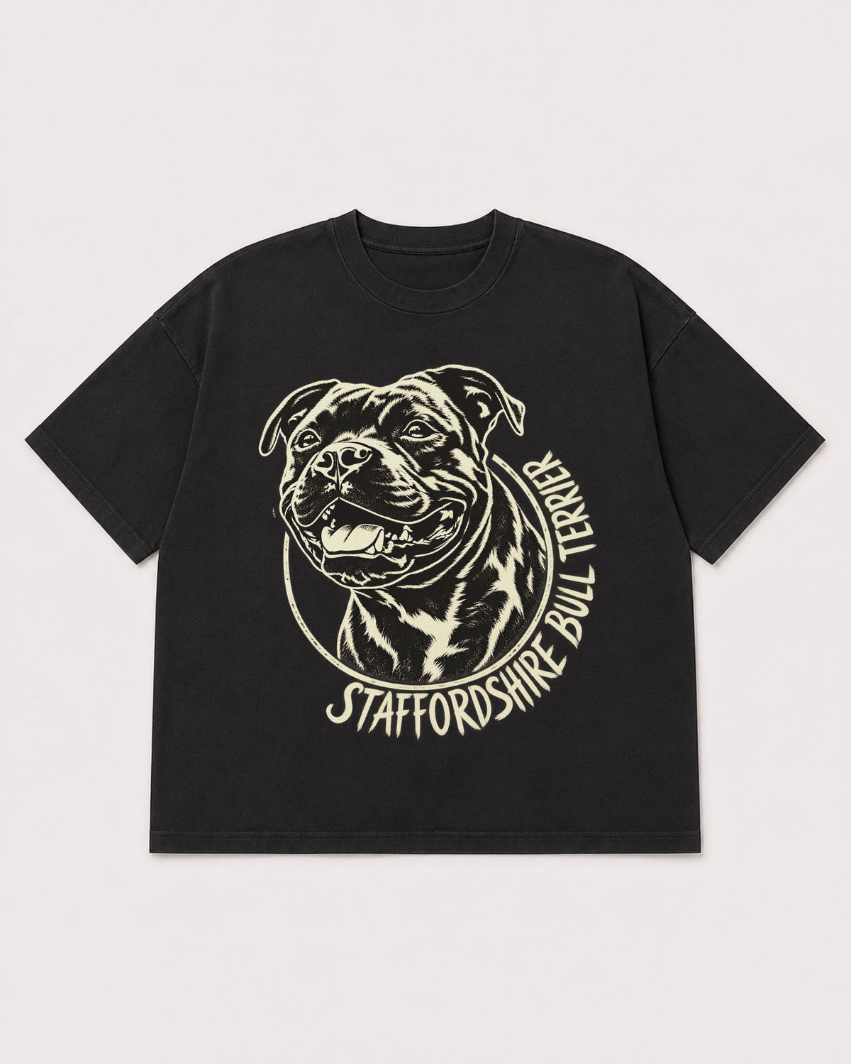 Mockup Boxy Heavyweight Tee Black product