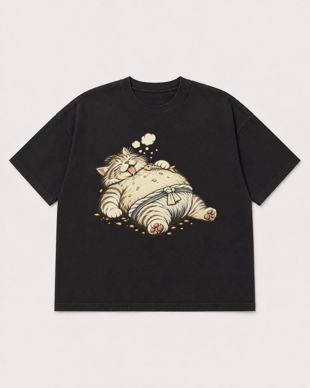 Mockup Boxy Heavyweight Tee Black product