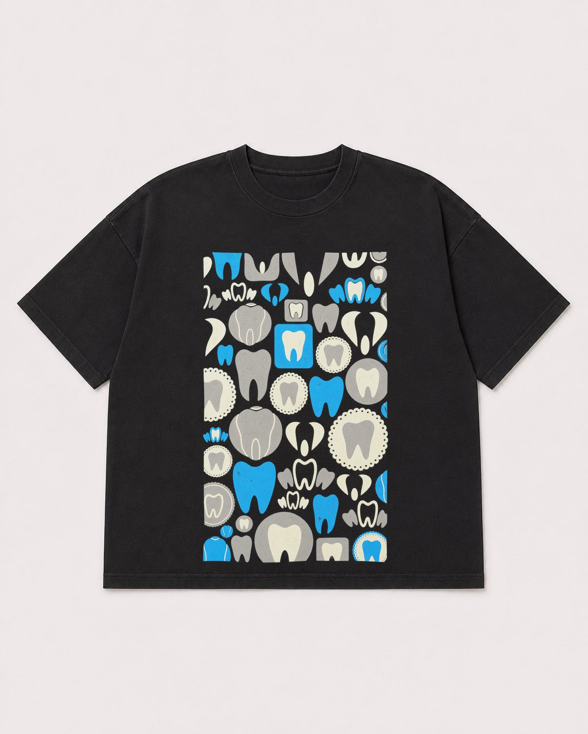 Mockup Boxy Heavyweight Tee Black product