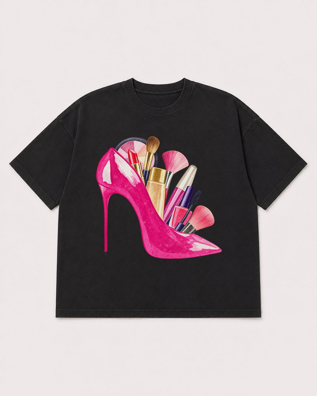 Mockup Boxy Heavyweight Tee Black product