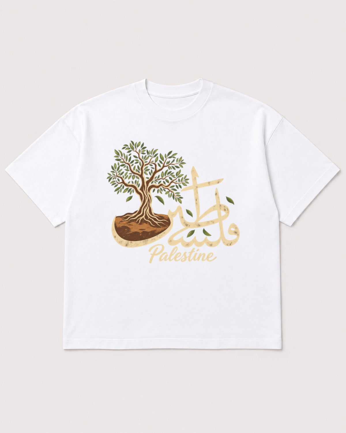 Mockup Boxy Heavyweight Tee White product
