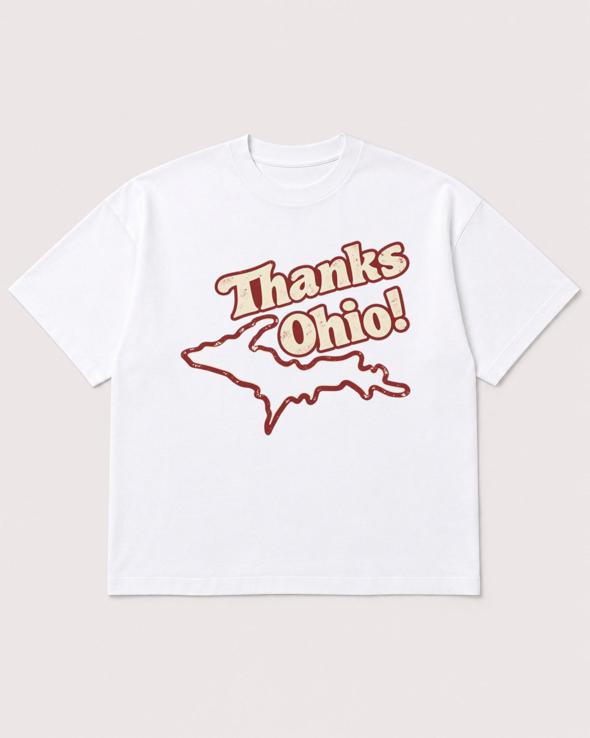 Mockup Boxy Heavyweight Tee White product