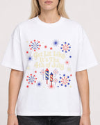Mockup Boxy Heavyweight Tee White female close-up 08