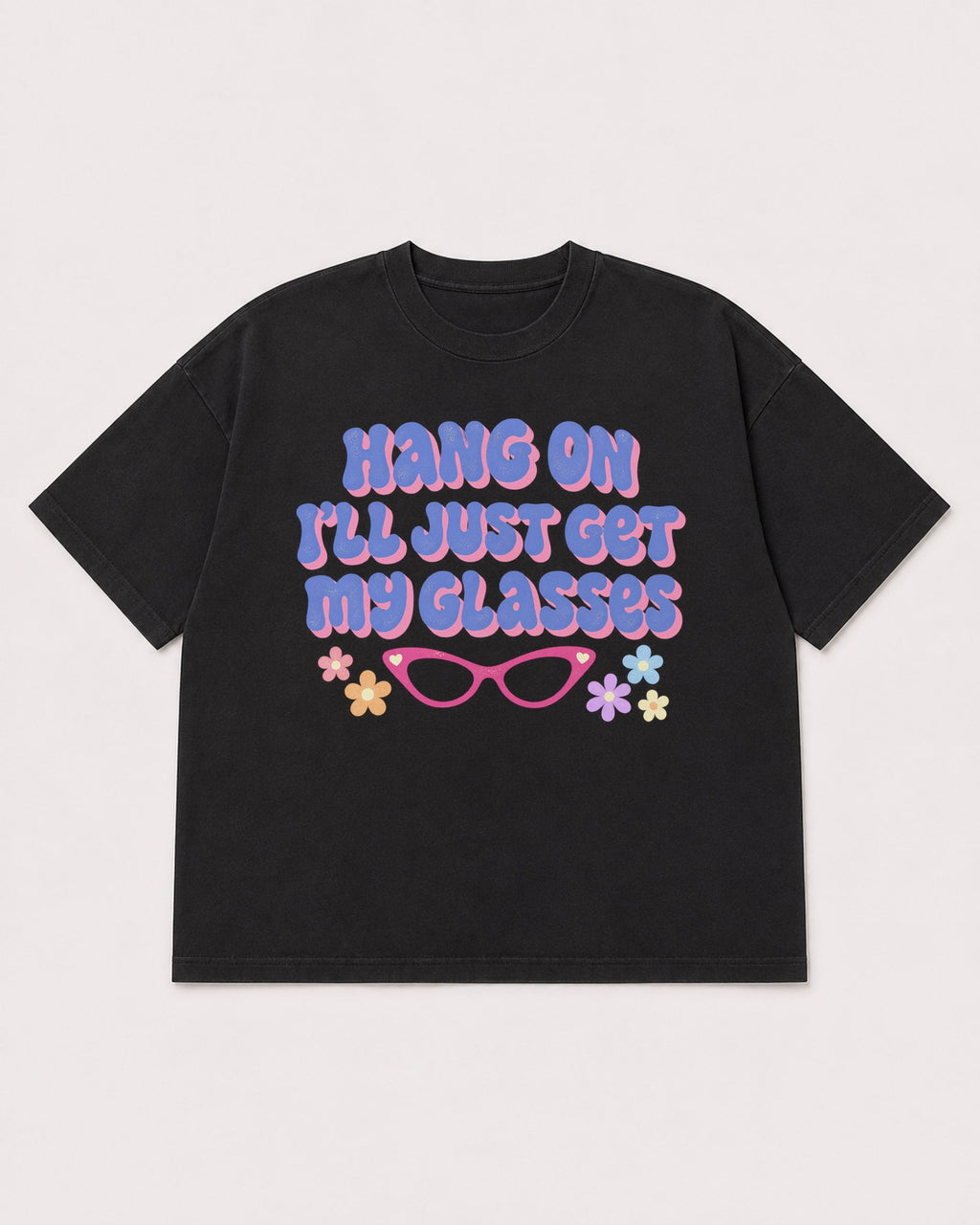 Mockup Boxy Heavyweight Tee Black product