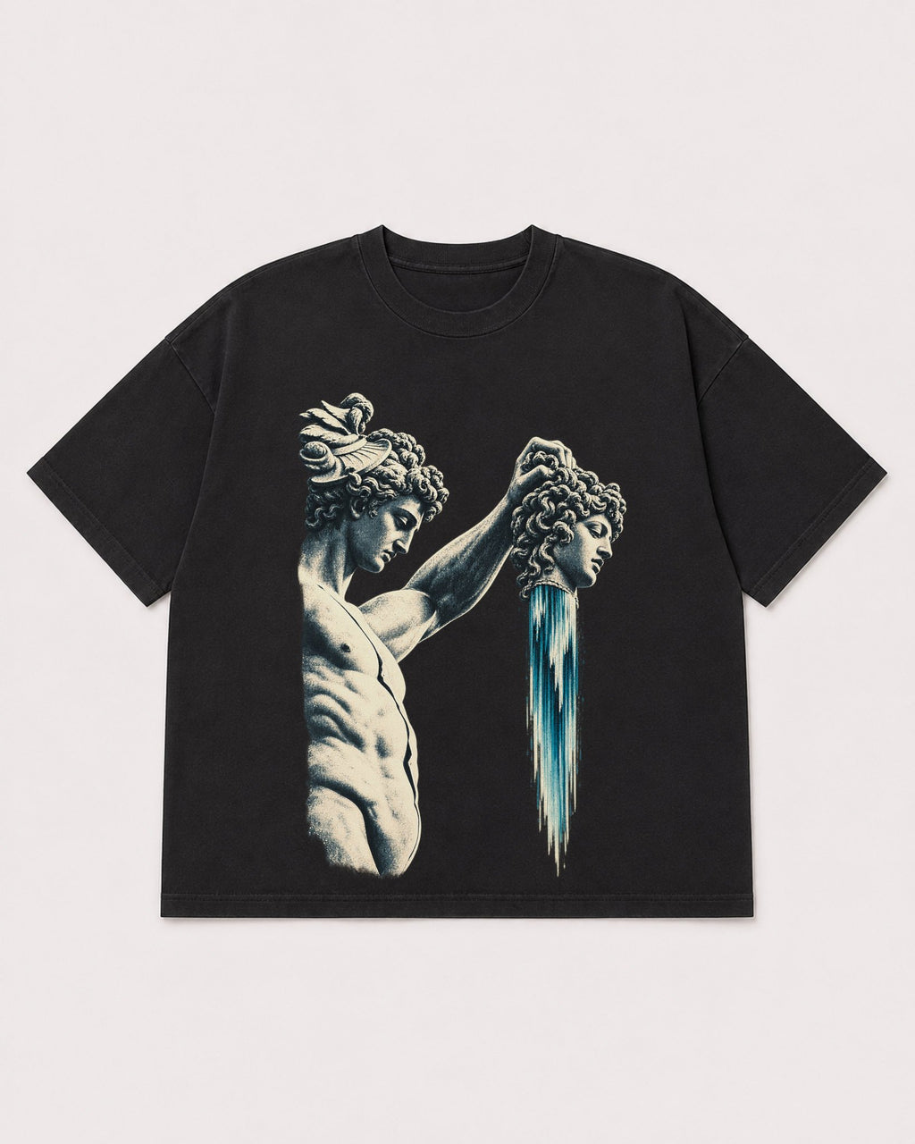 Mockup Boxy Heavyweight Tee Black product