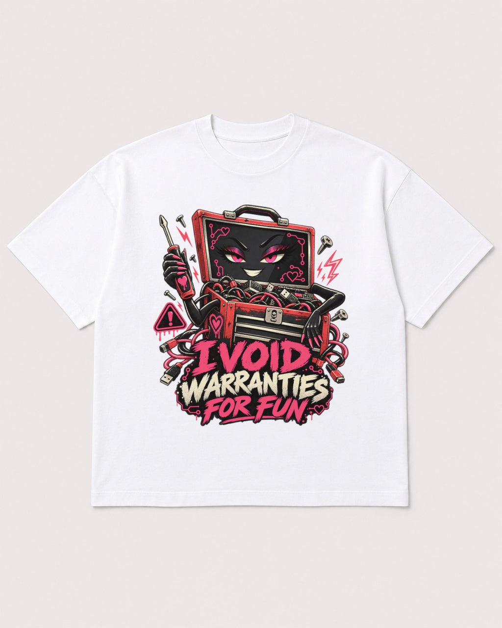 Mockup Boxy Heavyweight Tee White product