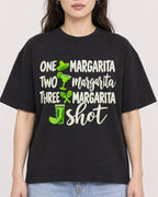 Mockup Boxy Heavyweight Tee Black female close-up 03