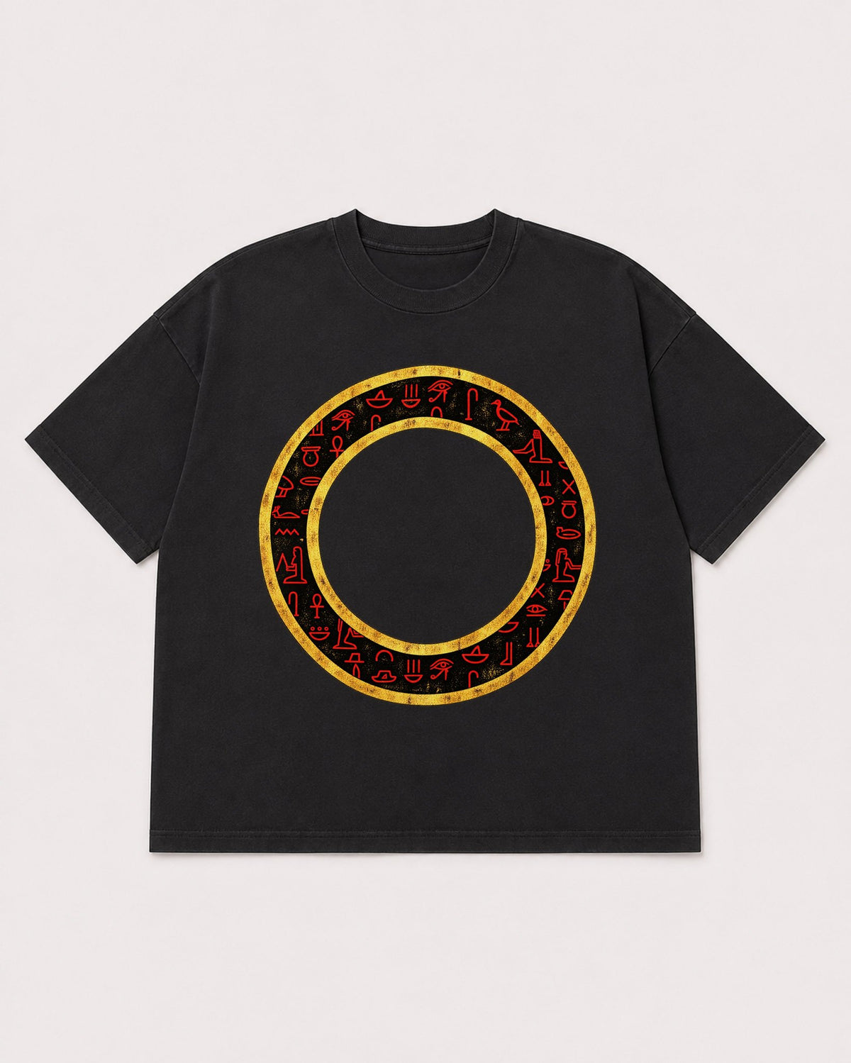 Mockup Boxy Heavyweight Tee Black product