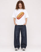 Mockup Boxy Heavyweight Tee White female full-body 09