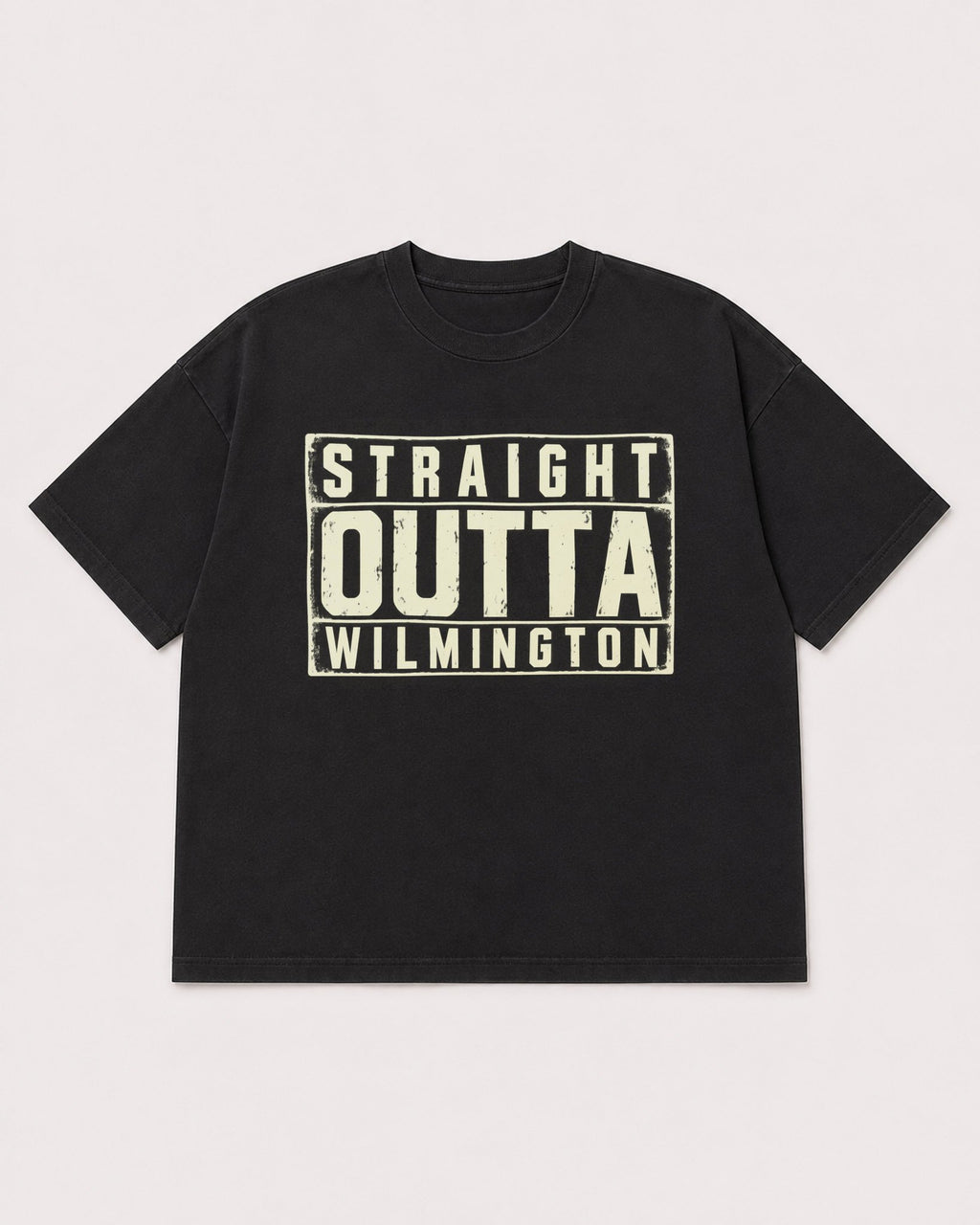 Mockup Boxy Heavyweight Tee Black product
