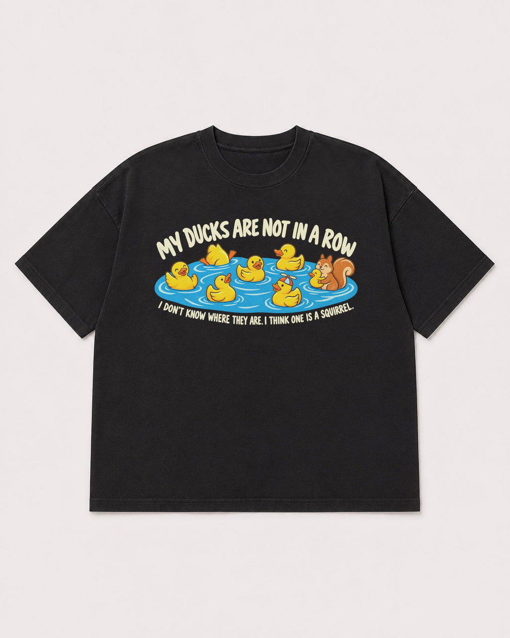 Mockup Boxy Heavyweight Tee Black product