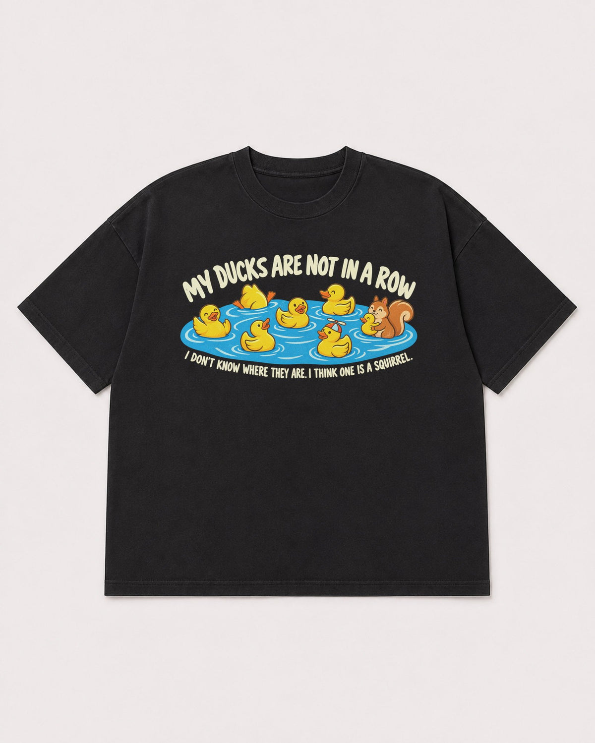 Mockup Boxy Heavyweight Tee Black product