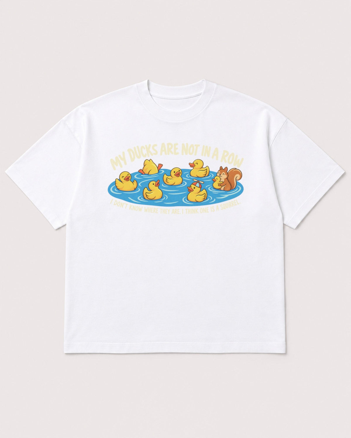 Mockup Boxy Heavyweight Tee White product