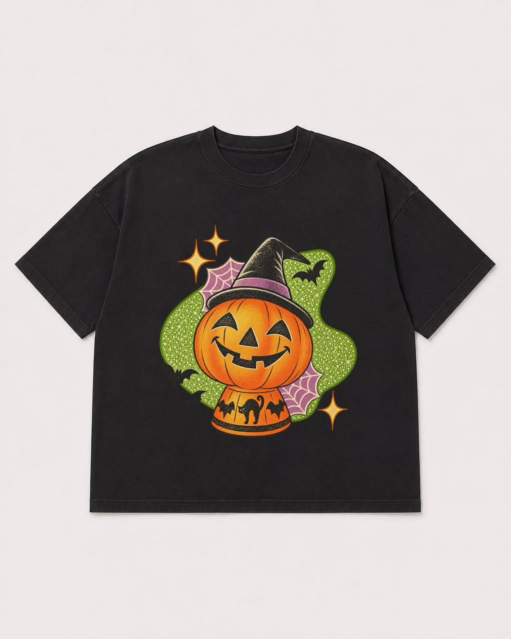 Mockup Boxy Heavyweight Tee Black product