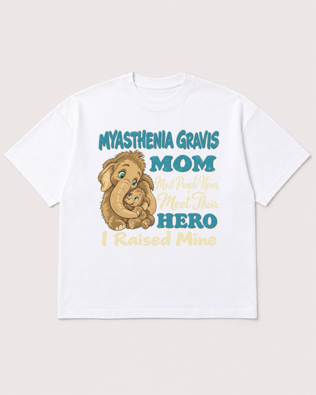 Mockup Boxy Heavyweight Tee White product