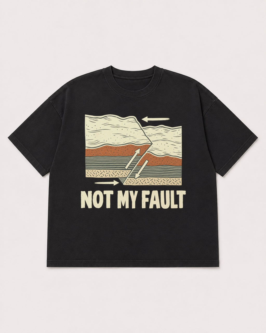 Mockup Boxy Heavyweight Tee Black product
