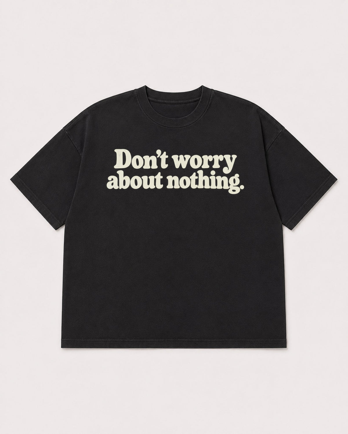 Mockup Boxy Heavyweight Tee Black product