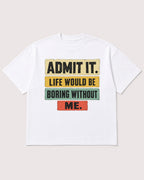 Mockup Boxy Heavyweight Tee White product