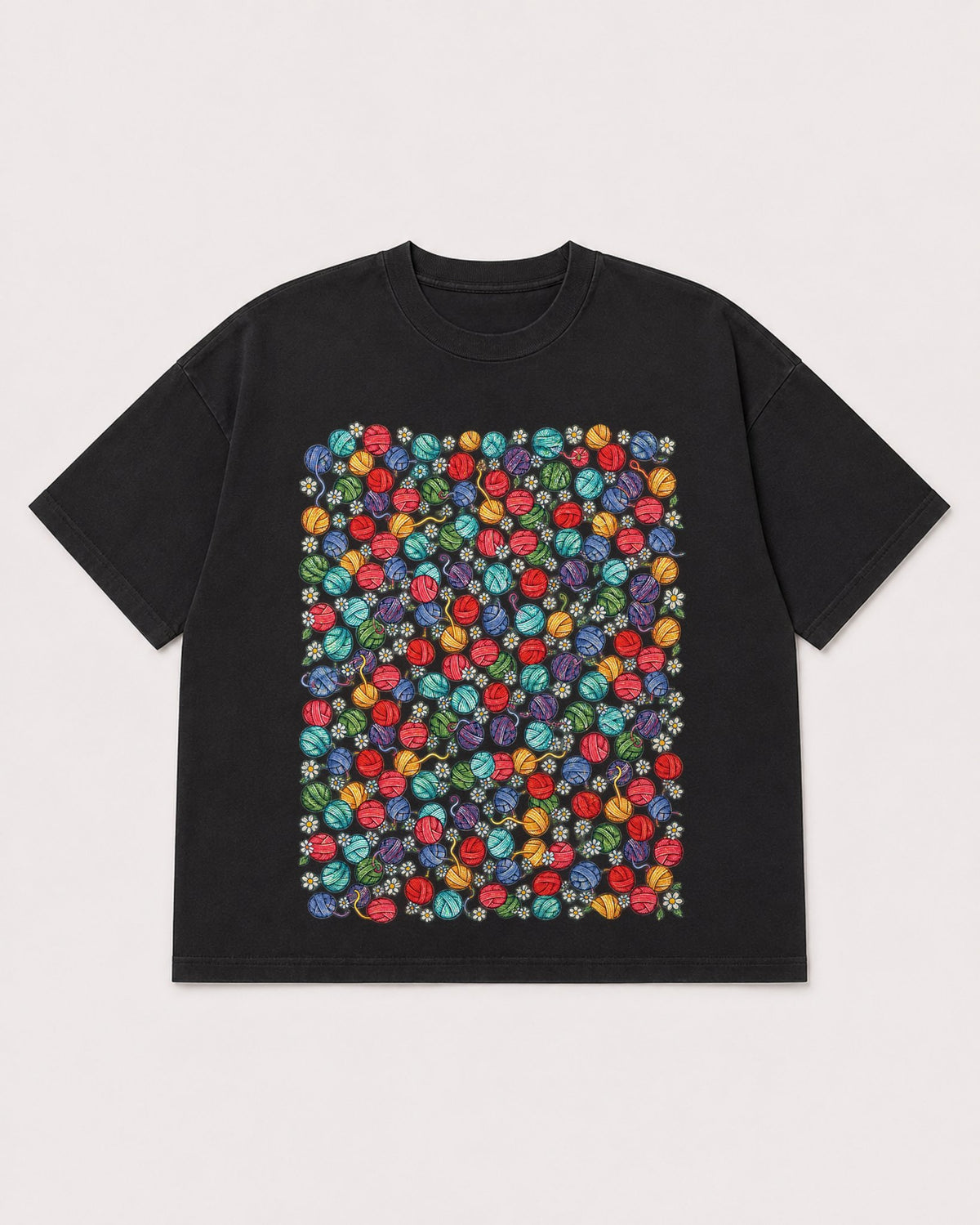 Mockup Boxy Heavyweight Tee Black product