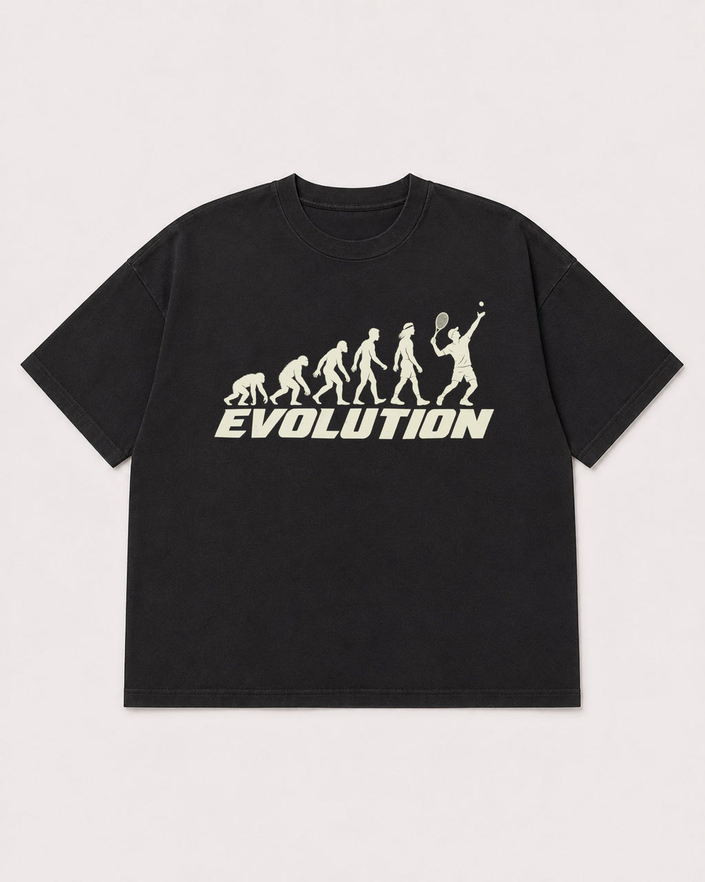 Mockup Boxy Heavyweight Tee Black product