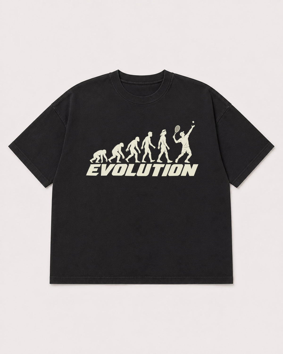 Mockup Boxy Heavyweight Tee Black product