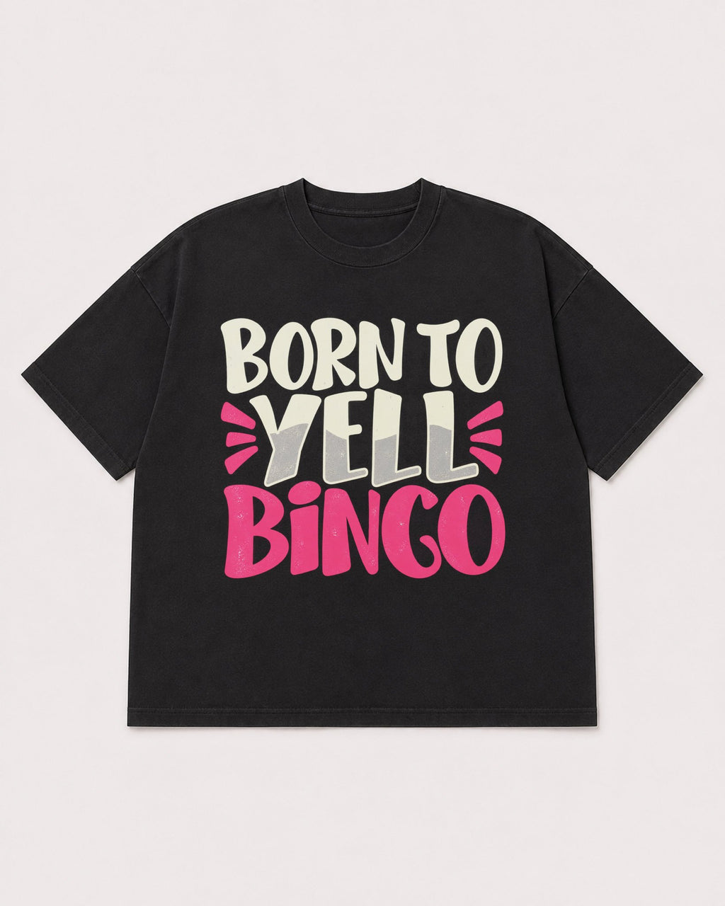 Mockup Boxy Heavyweight Tee Black product
