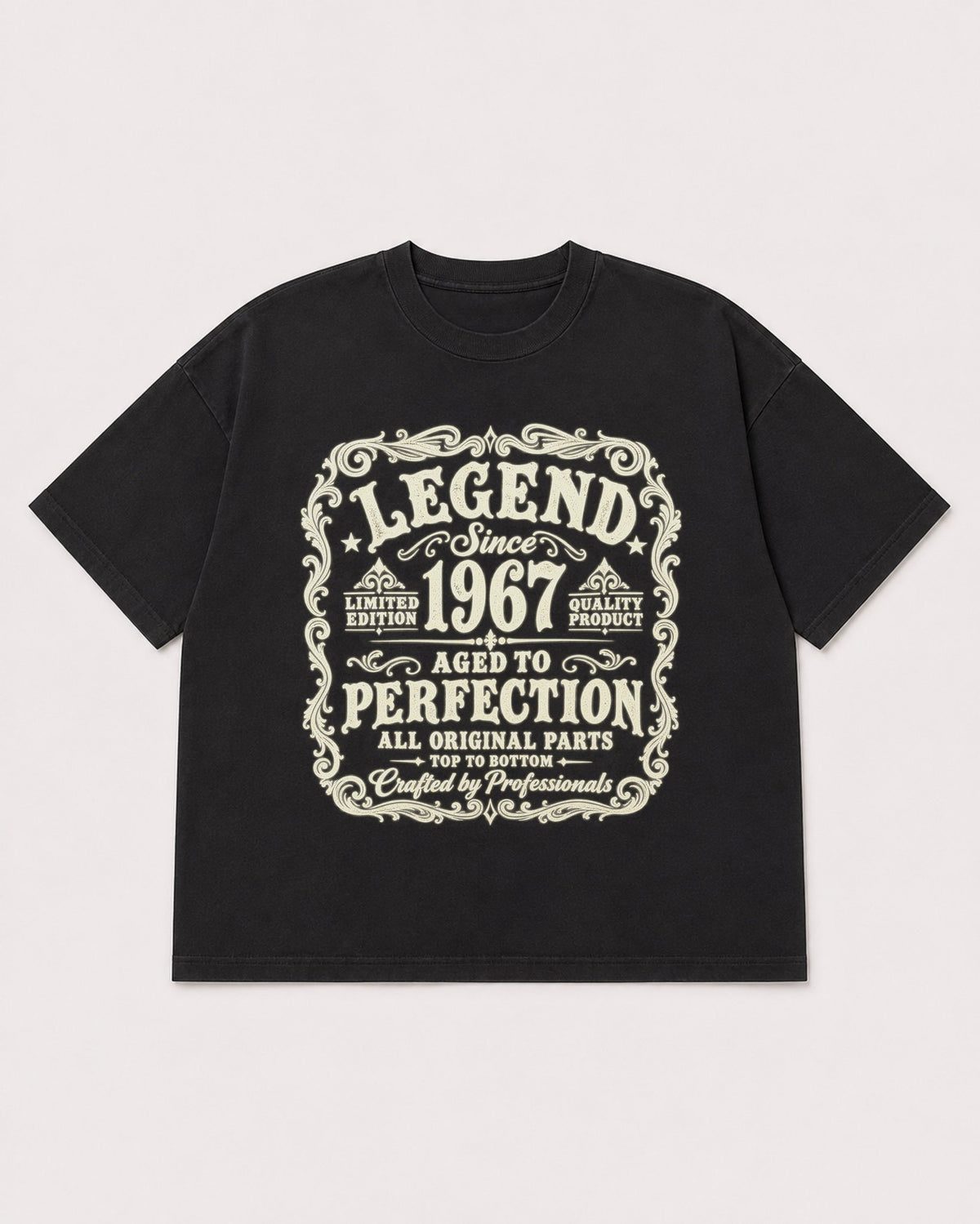 Mockup Boxy Heavyweight Tee Black product