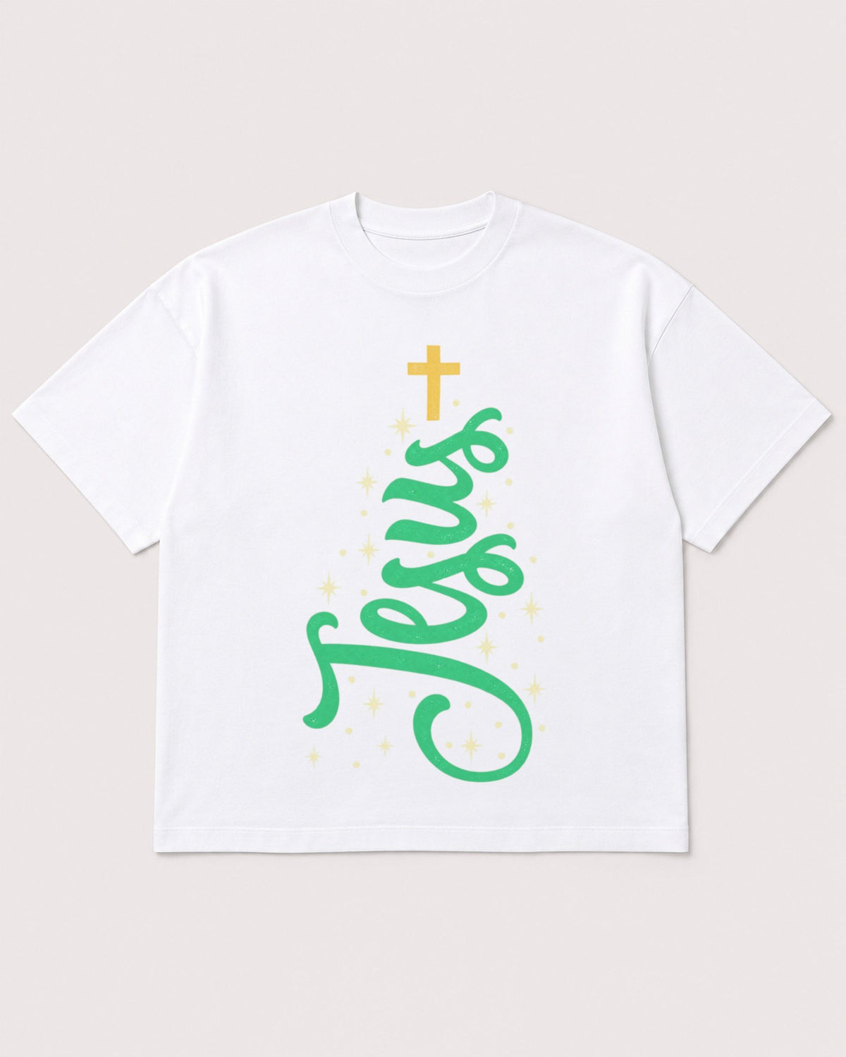 Mockup Boxy Heavyweight Tee White product