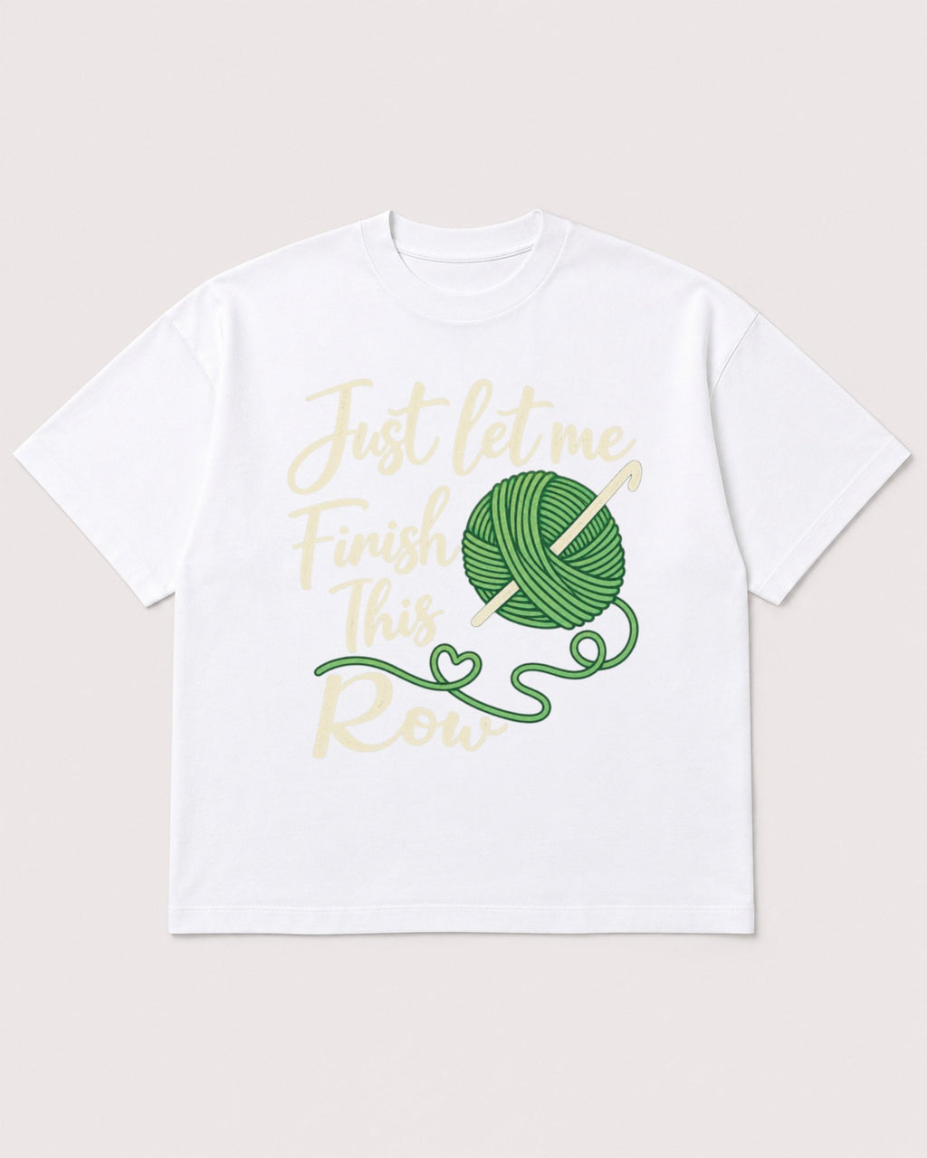 Mockup Boxy Heavyweight Tee White product