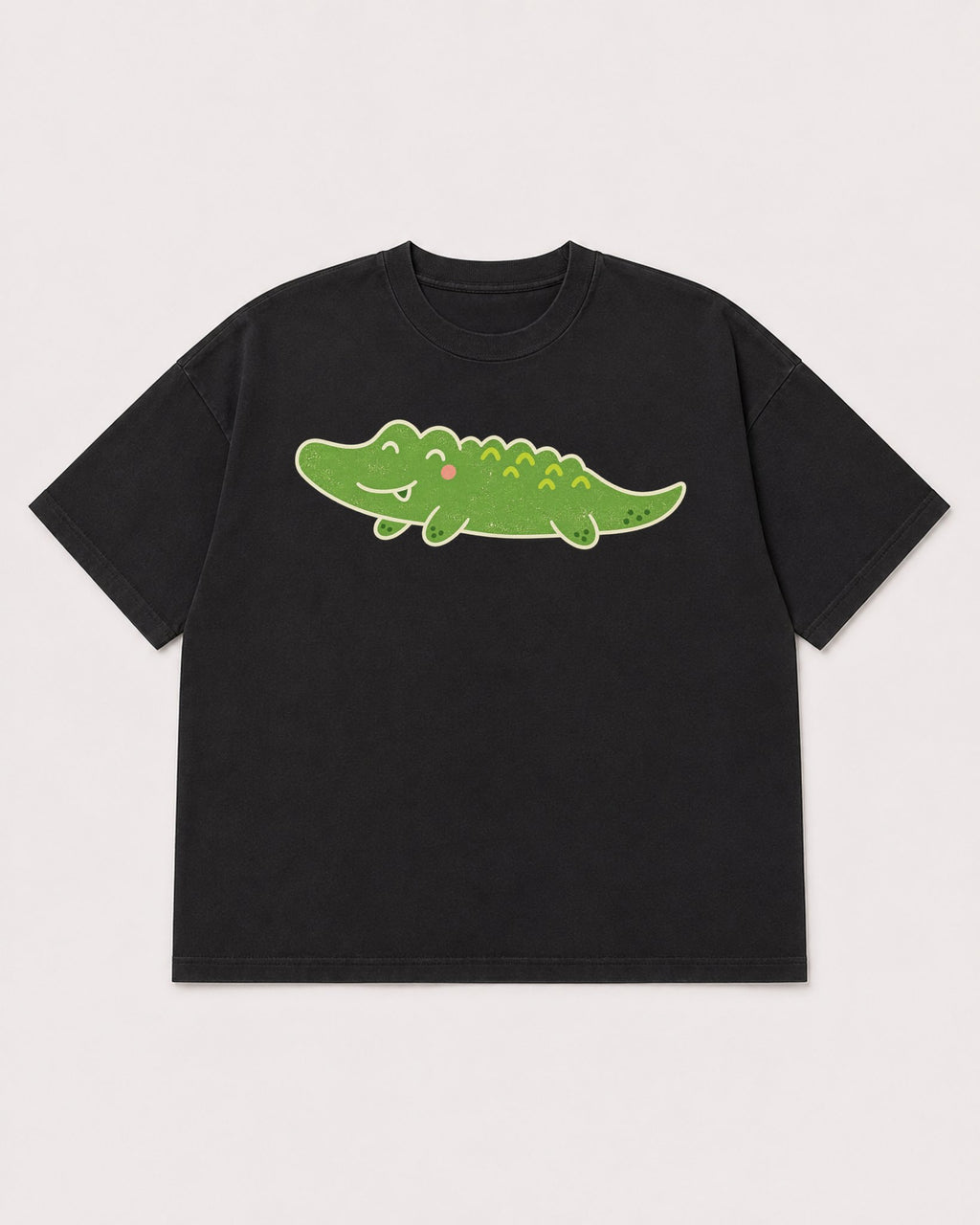 Mockup Boxy Heavyweight Tee Black product