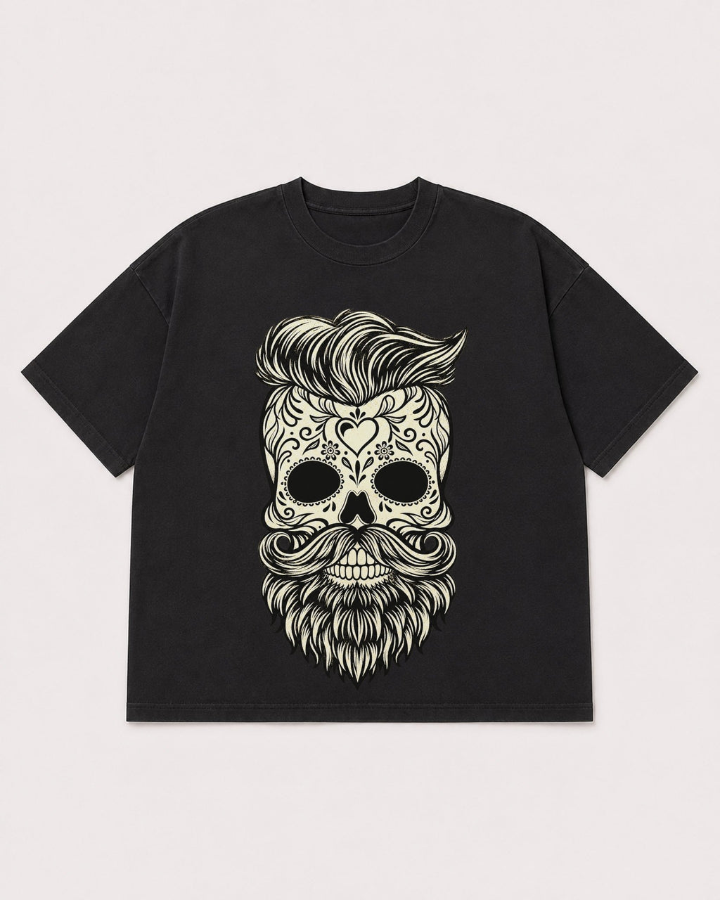 Mockup Boxy Heavyweight Tee Black product