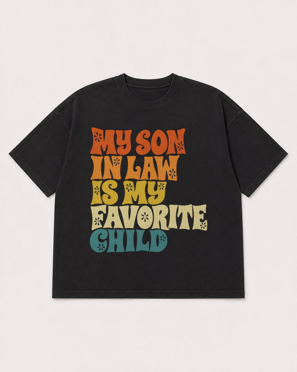 Mockup Boxy Heavyweight Tee Black product