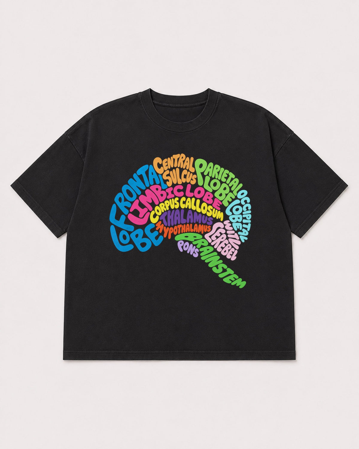Mockup Boxy Heavyweight Tee Black product