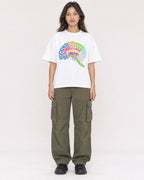 Mockup Boxy Heavyweight Tee White female full-body 02