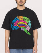 Mockup Boxy Heavyweight Tee Black male close-up 02